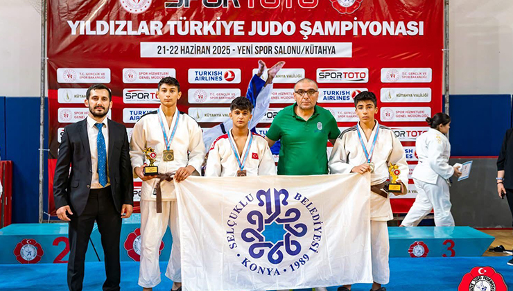 Selçuklulu judocular 3 madalya ile döndü