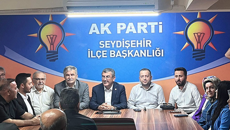 Seydişehir’de AK Parti İlçe Başkanlığında bayramlaşma programı düzenlendi