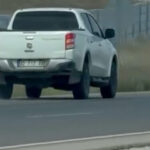 Ters şeritten giden kamyonet yürekleri ağza getirdi