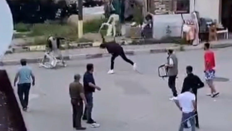 Trafikte korna kavgası meydan savaşına dönüştü… O anlar kamerada