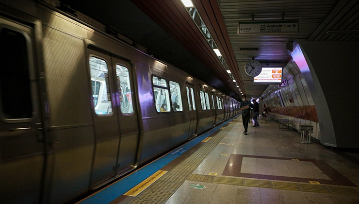 Yenikapı-Hacıosman Metro Hattı’nda bazı istasyonlar işletmeye kapatıldı