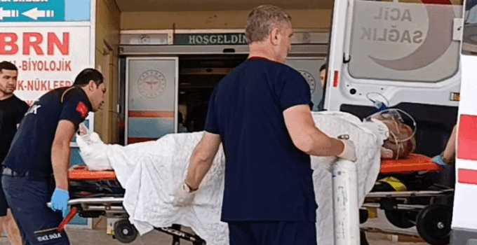 3. kattan düşen yaşlı adam ağır yaralandı