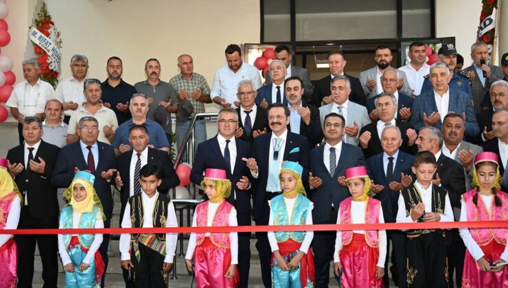 TOBB Başkanı Hisarcıklıoğlu, Seydişehir TOBB Cumhuriyet İlkokulu’nun açılışına katıldı