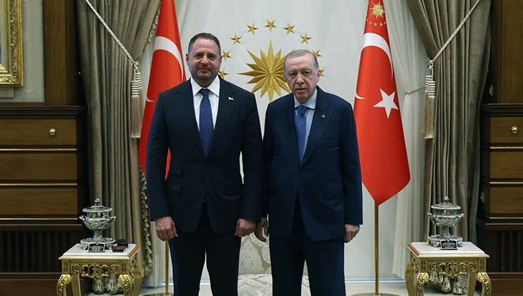 Cumhurbaşkanı Erdoğan, Ukrayna Devlet Başkanlığı Ofisi Başkanı Yermak’ı kabul etti