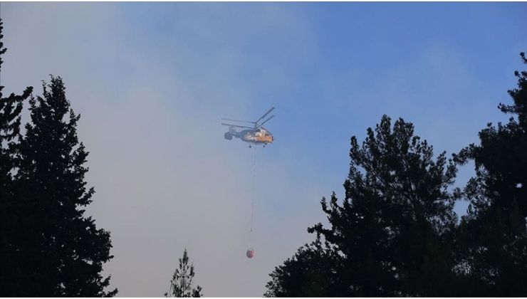 Hatay Dörtyol’daki orman yangınına müdahale sürüyor