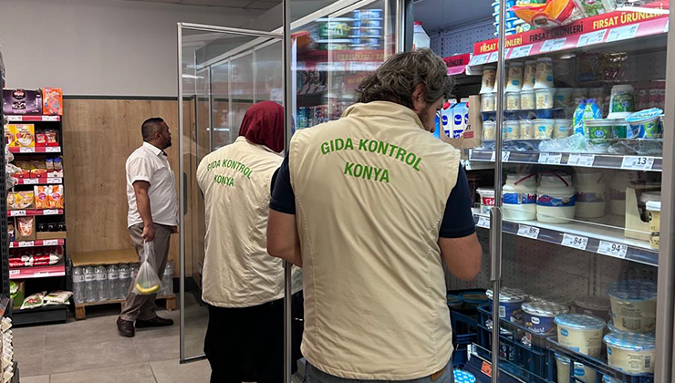 Beyşehir’de gıda kontrol ekipleri iş başında