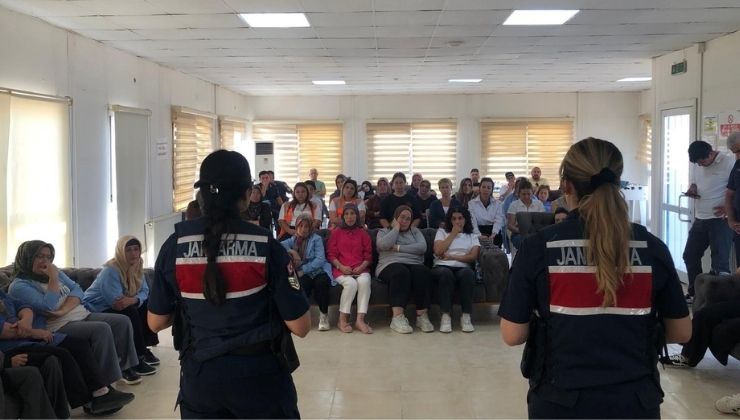 Jandarmadan kadınlara KADES eğitimi