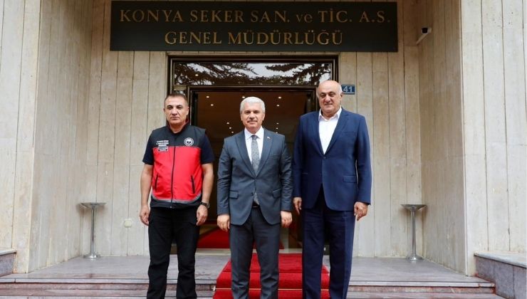 Vali Akın’dan Konya Şeker Fabrikasına ziyaret