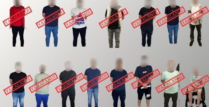 Kırmızı bültenle aranan 13, ulusal seviyede aranan 2 kişi yakalanarak Türkiye’ye getirildi