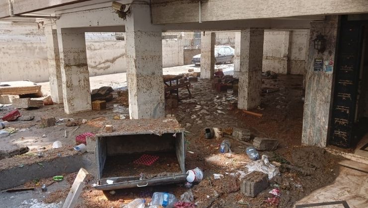 Başkentte selin hasarı gündüz gözüyle ortaya çıktı