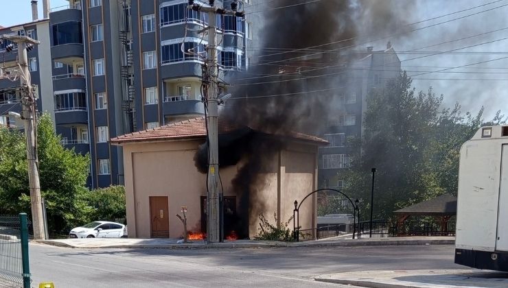 Edirne’de trafo binasında yangın paniği