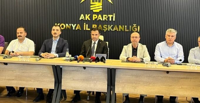AK Parti Konya İl Başkanlığı’ndan “Terörsüz Türkiye” Vurgusu