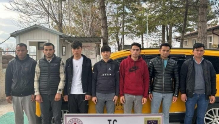Konya’da 7 düzensiz göçmen yakalandı
