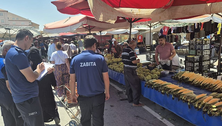Ereğli Belediyesi’nden pazar yerlerinde kapsamlı denetim
