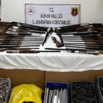 Konya’da jandarmadan av tüfeği operasyonu