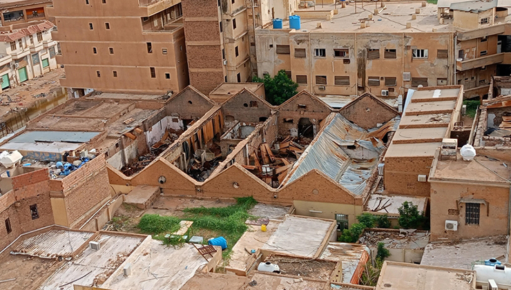 Sudan’ın başkenti Hartum’un merkezi, çatışmalar nedeniyle ağır hasar gördü