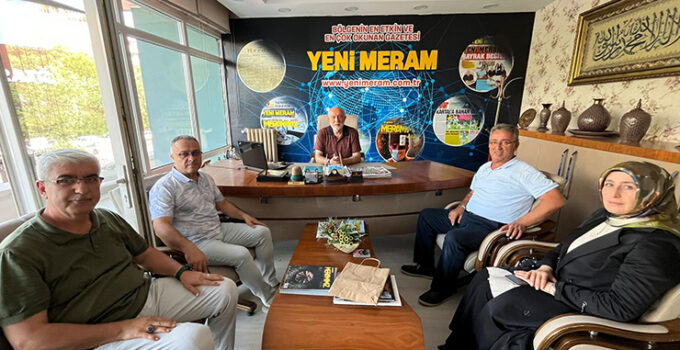AK Parti Karatay İlçe Teşkilatından Yeni Meram gazetesine ziyaret