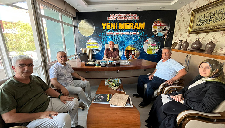 AK Parti Karatay İlçe Teşkilatından Yeni Meram gazetesine ziyaret