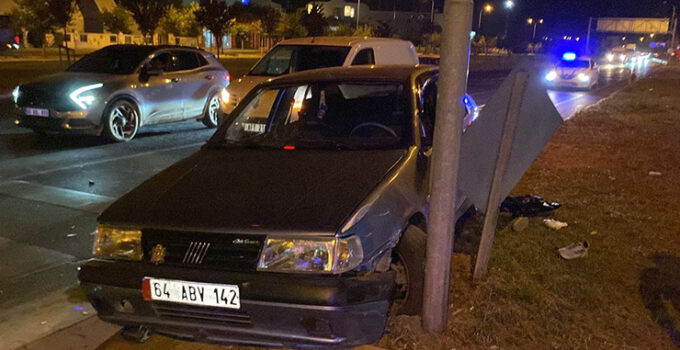 Aksaray’da kaza yapan alkollü ve ehliyetsiz sürücüden pes dedirten konuşma