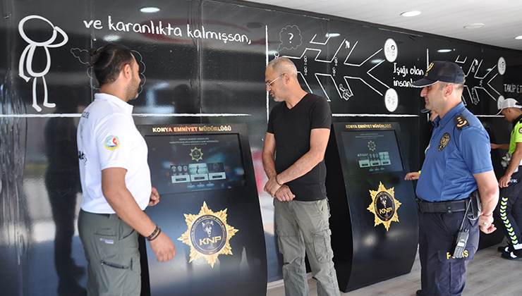 Akşehir’de narkotik tırında vatandaşlar bilgilendirildi
