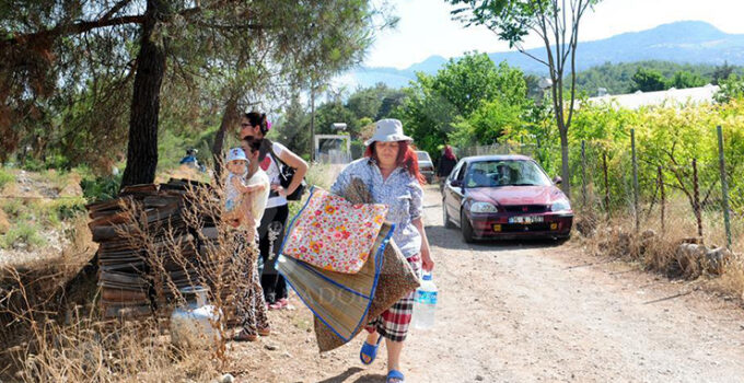 Antalya’nın üç ilçesinde orman yangını: Evler tahliye ediliyor