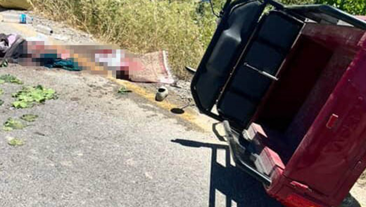 Bağdan dönen kadınlar kaza yaptı: 1 ölü, 1 yaralı