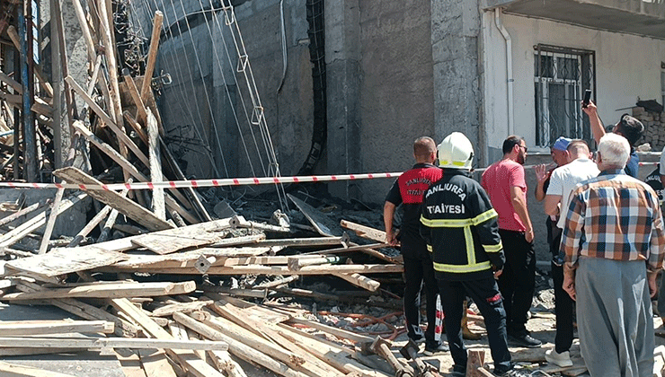 Beton dökülürken inşaat çöktü: 7 kişi yaralandı