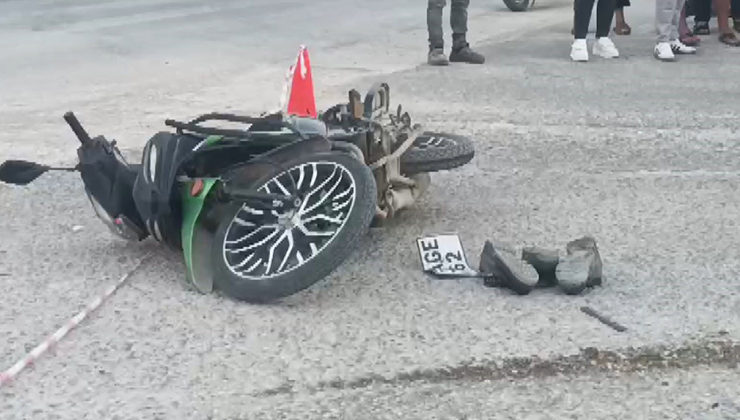 Beton mikseri motosikleti ezdi: 2 ölü