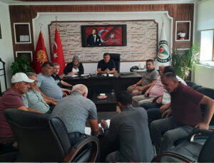 Bozkır İlçe Ziraat Odası, bölgedeki kuraklığı istişare etti
