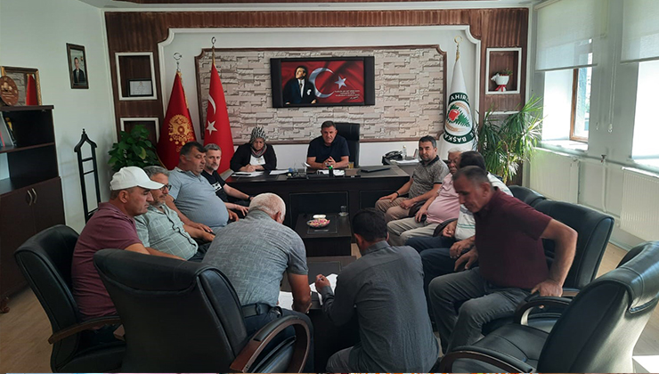 Bozkır İlçe Ziraat Odası, bölgedeki kuraklığı istişare etti