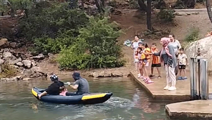 Bozkır’da rafting keyfi: Aygırdibi renkli görüntülere sahne oldu