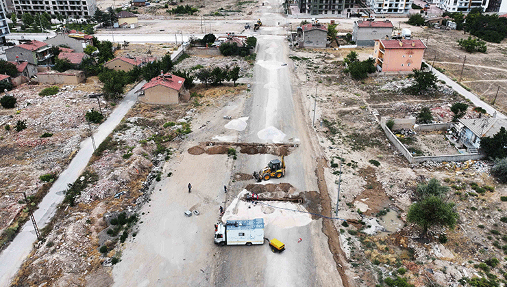 Karatay’da iki cadde birbirine bağlanıyor
