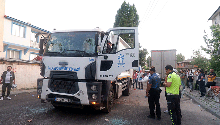 Çöp kamyonunun çarptığı çocuk öldü
