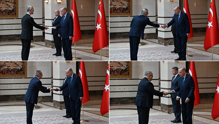 Cumhurbaşkanı Erdoğan, 4 ülkenin büyükelçisini kabul etti