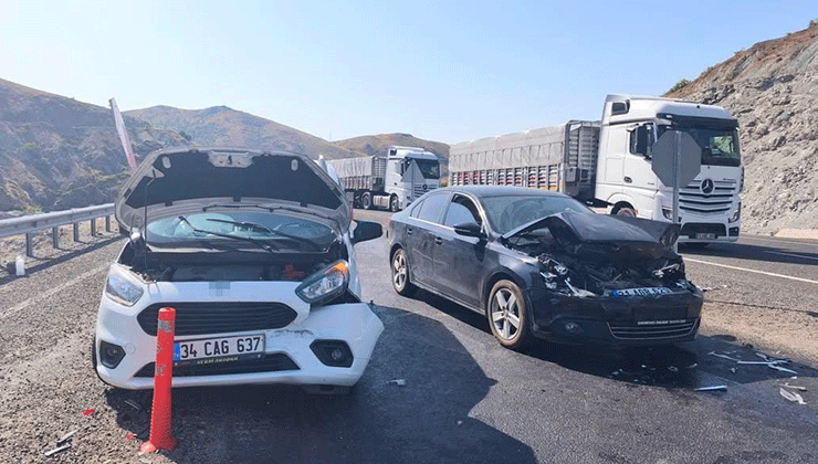 Elazığ zincirleme trafik kazası: 1 yaralı
