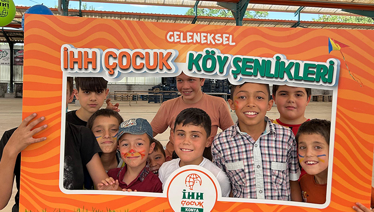İHH Konya, köy çocuklarına unutulmaz bir gün yaşattı
