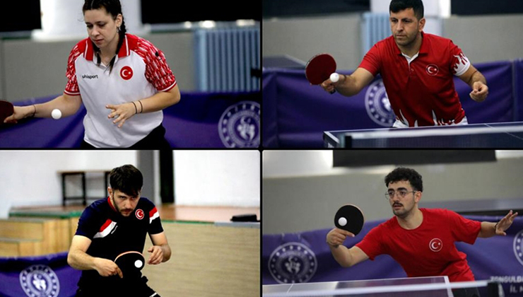İşitme Engelli Masa Tenisi Milli Takımı, olimpiyatlara madalya hedefiyle hazırlanıyor