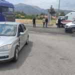 Konya kara yolu üzerinde iki otomobil çarpıştı: 4 yaralı