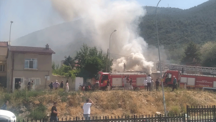 Konya’da evde çıkan yangında bedensel engelli öldü