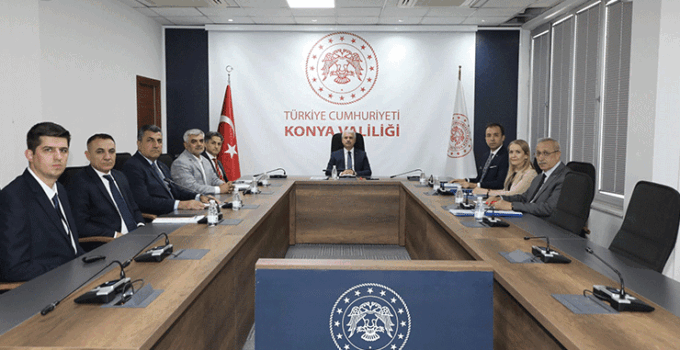 Konya’da göletlerin durumu masaya yatırıldı