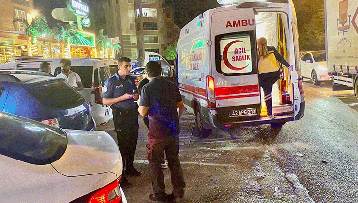 Konya’da iki otomobil kırmızı ışıkta çarpıştı: 1 yaralı
