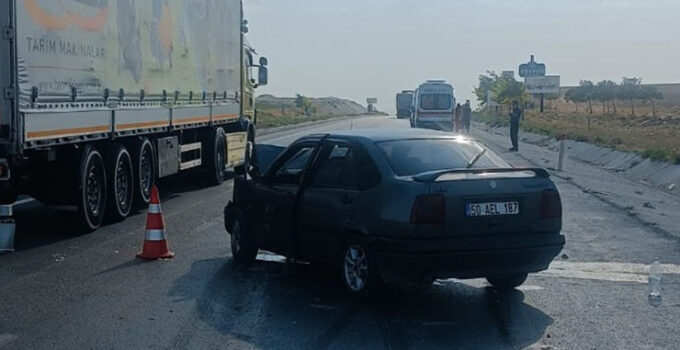 Konya’da trafik kazası: 4 yaralı