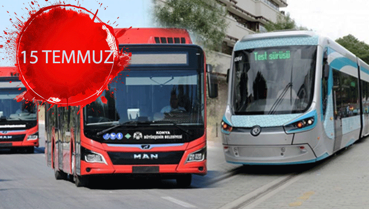 Konya’da yarın toplu taşıma ücretsiz olacak mı?