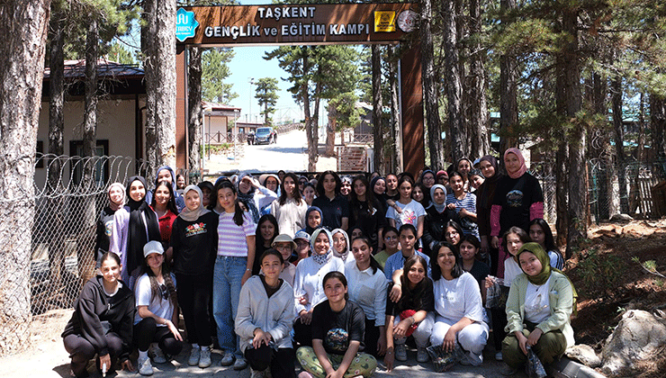 Limalı gençler, Taşkent ve Beyşehir’de kamp heyecanı yaşadı