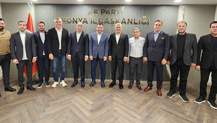 Ömer Atiker, Ak Parti İl Başkanı Fatih Özgökçen’i ziyaret etti