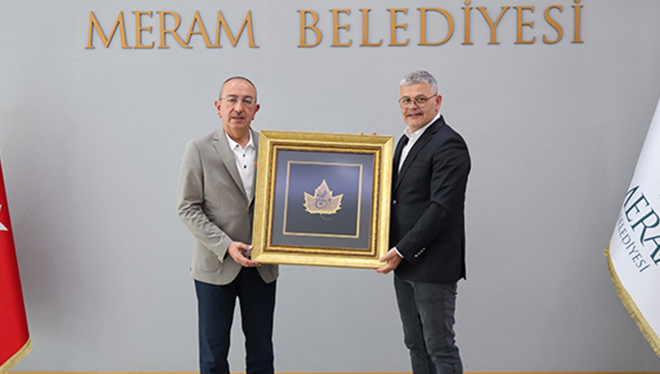Ömer Atiker, Başkan Kavuş’a ziyarette bulundu