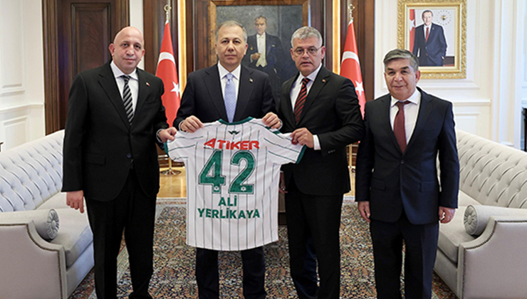 Ömer Atiker, İçişleri Bakanı Ali Yerlikaya’ya ziyaret gerçekleştirdi