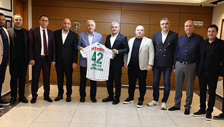 Ömer Atiker, Konya Sanayi Odası Başkanı’na ziyarette bulundu