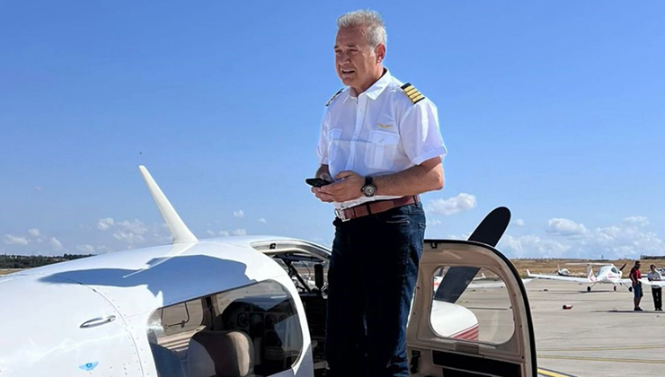Pilotun son paylaşımı, “Uçağın kanadında değil, hayallerin tam ortasındayım” oldu
