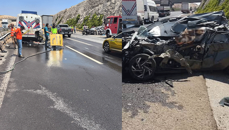 Şanlıurfa otomobil sulama tankerine çarptı: 1 ölü